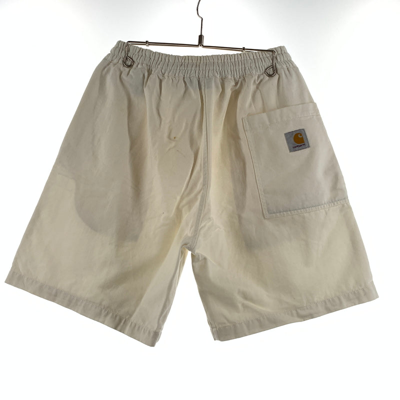【現状渡し品】【メンズ】 Carhartt WIP カーハート ワークインプログレス RAINER SHORT I033133 レイナー ショーツ ボトムス ハーフパンツ ヘリンボーン 156-260701-ko-06-tei サイズ：M カラー：ホワイト 万代Net店