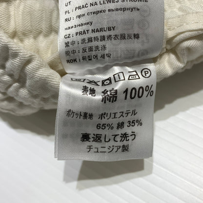 【現状渡し品】【メンズ】 Carhartt WIP カーハート ワークインプログレス RAINER SHORT I033133 レイナー ショーツ ボトムス ハーフパンツ ヘリンボーン 156-260701-ko-06-tei サイズ：M カラー：ホワイト 万代Net店