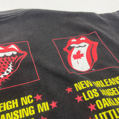 【中古品】【メンズ】 BROCKUM ブロッカム ROLLING STONES 1994-1995 VOODOO WORLD TOUR TEE ローリング ストーンズ 1994～1995年 ヴードゥー ワールド ツアー Ｔシャツ 半袖 トップス 145-260701-sa-24-tei サイズ：XL カラー：ブラック 万代Net店