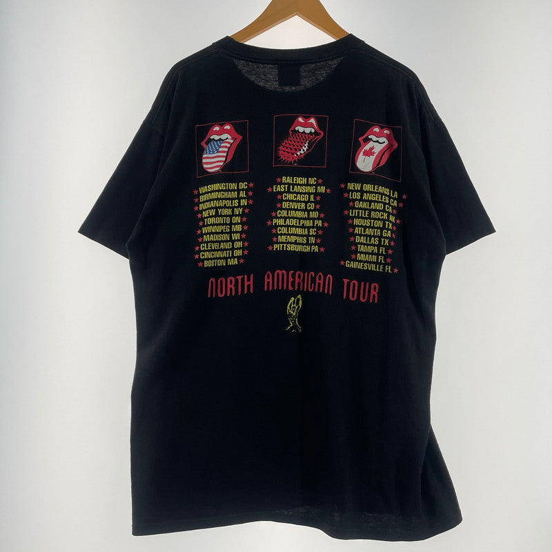 【中古品】【メンズ】 BROCKUM ブロッカム ROLLING STONES 1994-1995 VOODOO WORLD TOUR TEE ローリング ストーンズ 1994～1995年 ヴードゥー ワールド ツアー Ｔシャツ 半袖 トップス 145-260701-sa-24-tei サイズ：XL カラー：ブラック 万代Net店
