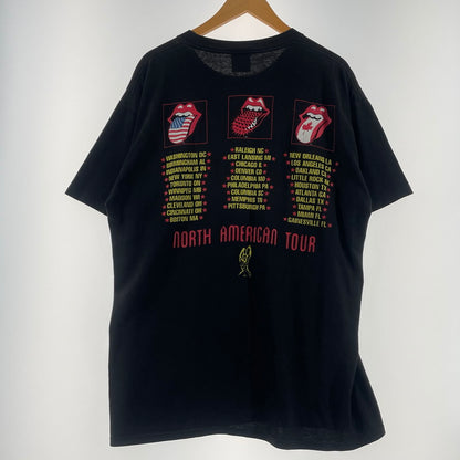 【中古品】【メンズ】 BROCKUM ブロッカム ROLLING STONES 1994-1995 VOODOO WORLD TOUR TEE ローリング ストーンズ 1994～1995年 ヴードゥー ワールド ツアー Ｔシャツ 半袖 トップス 145-260701-sa-24-tei サイズ：XL カラー：ブラック 万代Net店