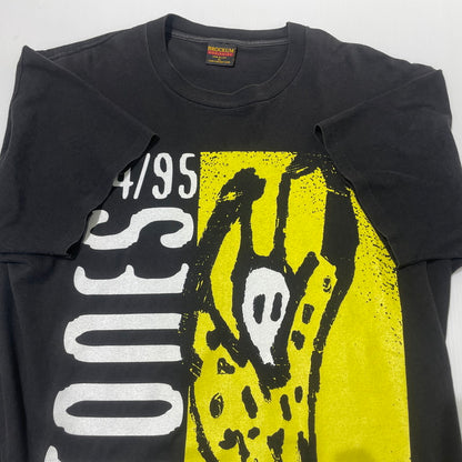 【中古品】【メンズ】 BROCKUM ブロッカム ROLLING STONES 1994-1995 VOODOO WORLD TOUR TEE ローリング ストーンズ 1994～1995年 ヴードゥー ワールド ツアー Ｔシャツ 半袖 トップス 145-260701-sa-24-tei サイズ：XL カラー：ブラック 万代Net店