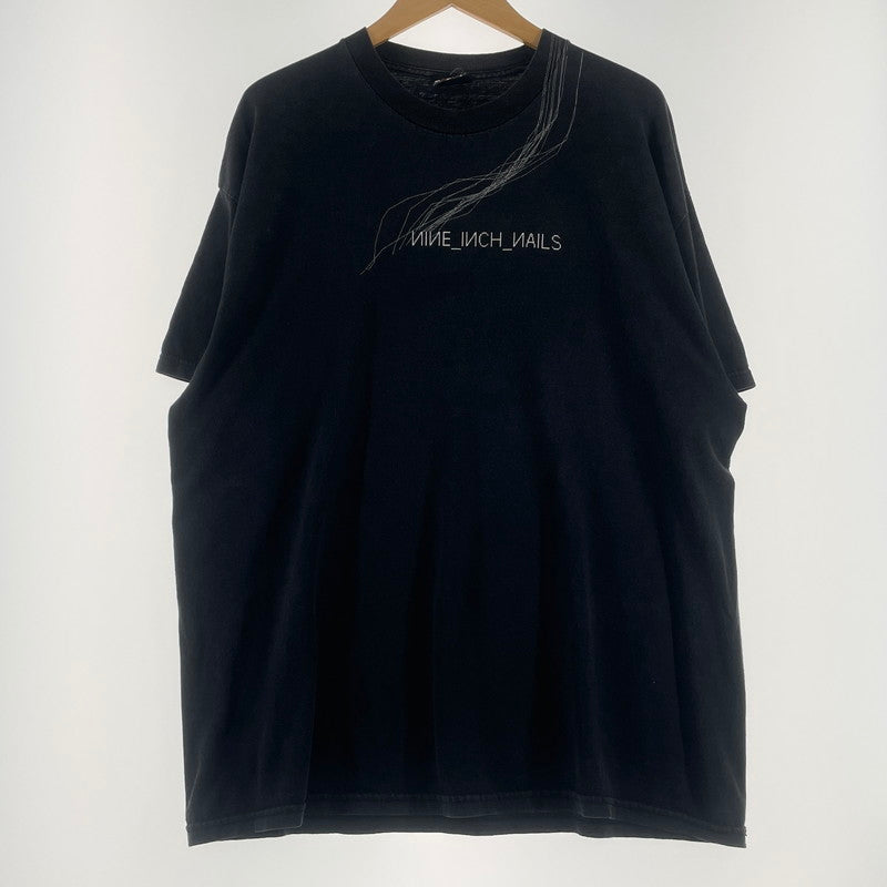 【中古品】【メンズ】 GIANT ジャイアント NINE INCH NAILS WITH TEETH 2005 TOUR TEE ナイン インチ ネイルズ ウィズ ティース 2005 ツアー Ｔシャツ 半袖 トップス 145-260701-sa-23-tei サイズ：不明 カラー：ブラック 万代Net店