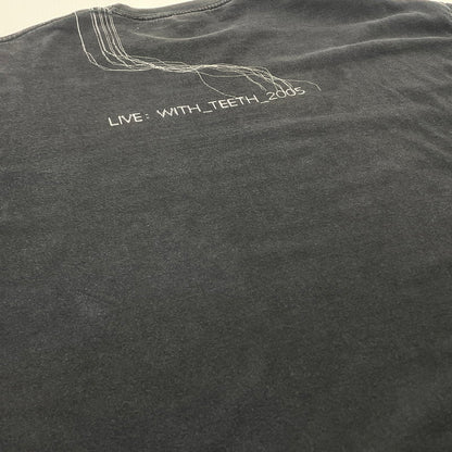 【中古品】【メンズ】 GIANT ジャイアント NINE INCH NAILS WITH TEETH 2005 TOUR TEE ナイン インチ ネイルズ ウィズ ティース 2005 ツアー Ｔシャツ 半袖 トップス 145-260701-sa-23-tei サイズ：不明 カラー：ブラック 万代Net店