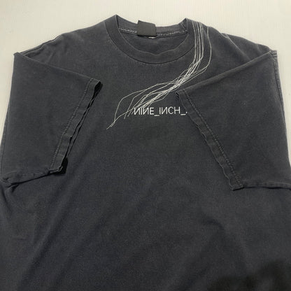 【中古品】【メンズ】 GIANT ジャイアント NINE INCH NAILS WITH TEETH 2005 TOUR TEE ナイン インチ ネイルズ ウィズ ティース 2005 ツアー Ｔシャツ 半袖 トップス 145-260701-sa-23-tei サイズ：不明 カラー：ブラック 万代Net店