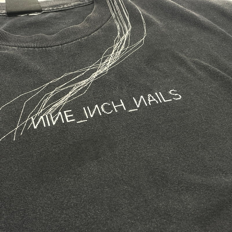 【中古品】【メンズ】 GIANT ジャイアント NINE INCH NAILS WITH TEETH 2005 TOUR TEE ナイン インチ ネイルズ ウィズ ティース 2005 ツアー Ｔシャツ 半袖 トップス 145-260701-sa-23-tei サイズ：不明 カラー：ブラック 万代Net店