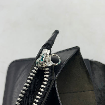 【現状渡し品】【メンズ】 CREAM SODA クリームソーダ BALL CHAIN LEATHER WALLET ボールチェーン レザーウォレット 長財布 バイカーウォレット スカルボタン付き 200-260709-ko-23-tei サイズ：本体のみ カラー：ブラック 万代Net店