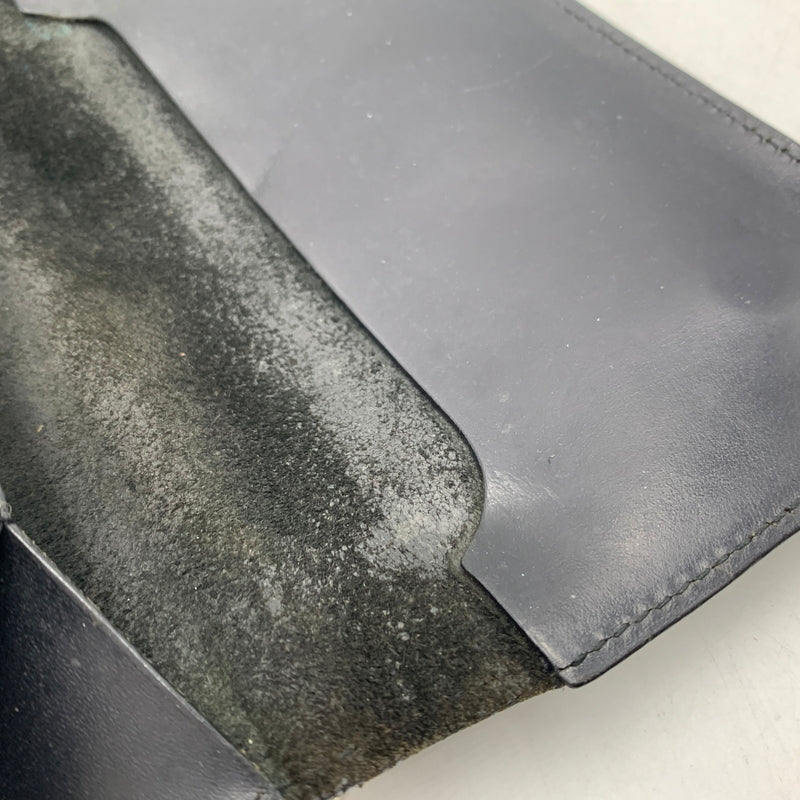 【現状渡し品】【メンズ】 CREAM SODA クリームソーダ BALL CHAIN LEATHER WALLET ボールチェーン レザーウォレット 長財布 バイカーウォレット スカルボタン付き 200-260709-ko-23-tei サイズ：本体のみ カラー：ブラック 万代Net店