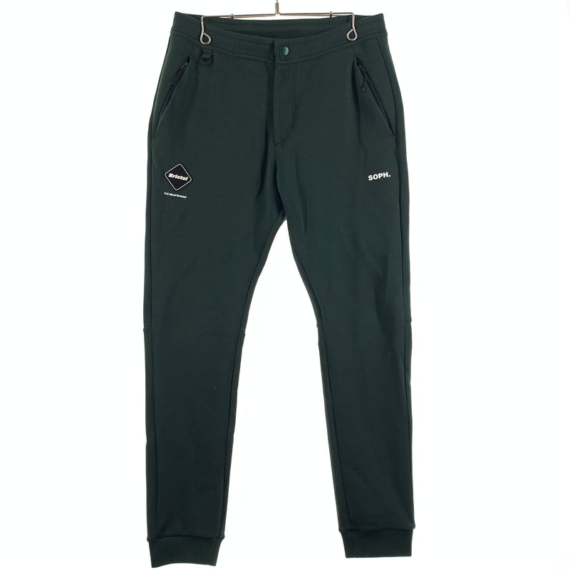 【中古品】【メンズ】 F.C.R.B. エフシーアールビー TECH SWEAT TRAINING PANTS FCRB-250039 テック スウェット トレーニングパンツ ボトムス 153-260701-ko-10-tei サイズ：L カラー：グリーン 万代Net店