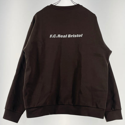 【中古品】【メンズ】 F.C.R.B エフシーアールビー TECH SWEAT CREWNECK TOP FCRB-252074 テック スウェット クルーネック トップ 長袖 トップス トレーナー 142-260701-sa-19-tei サイズ：L カラー：ブラウン 万代Net店