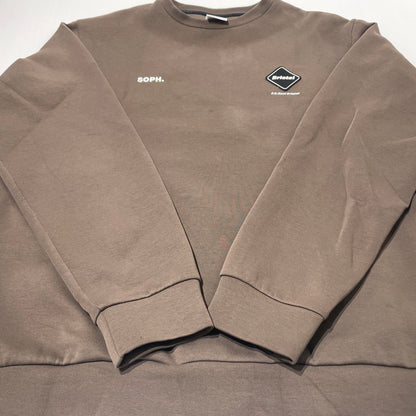 【中古品】【メンズ】 F.C.R.B エフシーアールビー TECH SWEAT CREWNECK TOP FCRB-252074 テック スウェット クルーネック トップ 長袖 トップス トレーナー 142-260701-sa-19-tei サイズ：L カラー：ブラウン 万代Net店