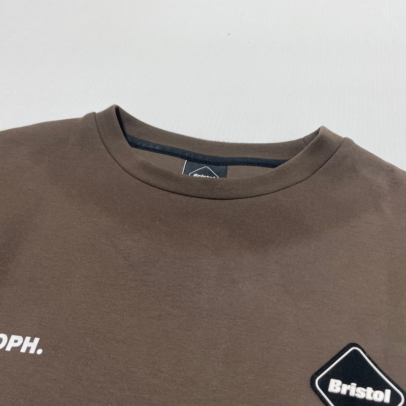 【中古品】【メンズ】 F.C.R.B エフシーアールビー TECH SWEAT CREWNECK TOP FCRB-252074 テック スウェット クルーネック トップ 長袖 トップス トレーナー 142-260701-sa-19-tei サイズ：L カラー：ブラウン 万代Net店