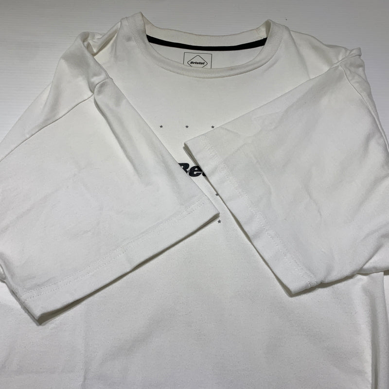 【中古品】【メンズ】 F.C.R.B エフシーアールビー 54STARS S/S TEE FCRB-252105 54スターズ ショートスリーブ Tシャツ 半袖 トップス 142-260716-ko-02-tei サイズ：L カラー：ホワイト 万代Net店