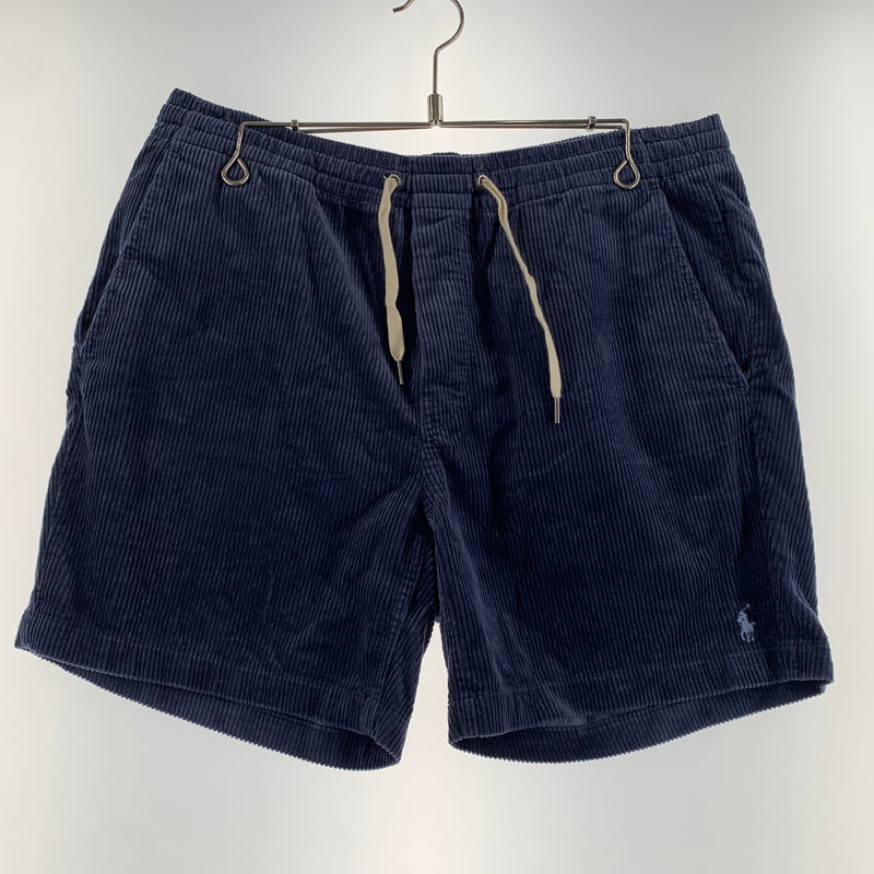【中古品】【メンズ】 POLO RALPH LAUREN ポロ・ラルフローレン CORDUROY SHORT PANTS コーデュロイ ショートパンツ ボトムス 156-260701-ko-11-tei サイズ：M カラー：ネイビー 万代Net店