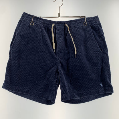 【中古品】【メンズ】 POLO RALPH LAUREN ポロ・ラルフローレン CORDUROY SHORT PANTS コーデュロイ ショートパンツ ボトムス 156-260701-ko-11-tei サイズ：M カラー：ネイビー 万代Net店