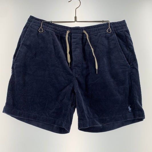 【中古品】【メンズ】 POLO RALPH LAUREN ポロ・ラルフローレン CORDUROY SHORT PANTS コーデュロイ ショートパンツ ボトムス 156-260701-ko-11-tei サイズ：M カラー：ネイビー 万代Net店