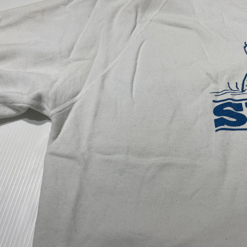 【現状渡し品】【メンズ】 STANDARD CALIFORNIA スタンダード カルフォルニア× SNOOPY スヌーピー 別注コラボ SD COZY MONDAY CREW SWEAT コーギー マンディー クルー スウェット 長袖 トップス トレーナー 140-260701-sa-18-tei サイズ：XL カラー：ホワイト 万代Net店