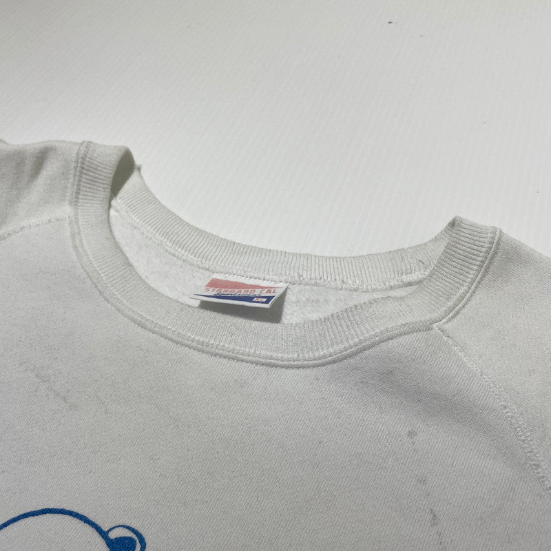 【現状渡し品】【メンズ】 STANDARD CALIFORNIA スタンダード カルフォルニア× SNOOPY スヌーピー 別注コラボ SD COZY MONDAY CREW SWEAT コーギー マンディー クルー スウェット 長袖 トップス トレーナー 140-260701-sa-18-tei サイズ：XL カラー：ホワイト 万代Net店