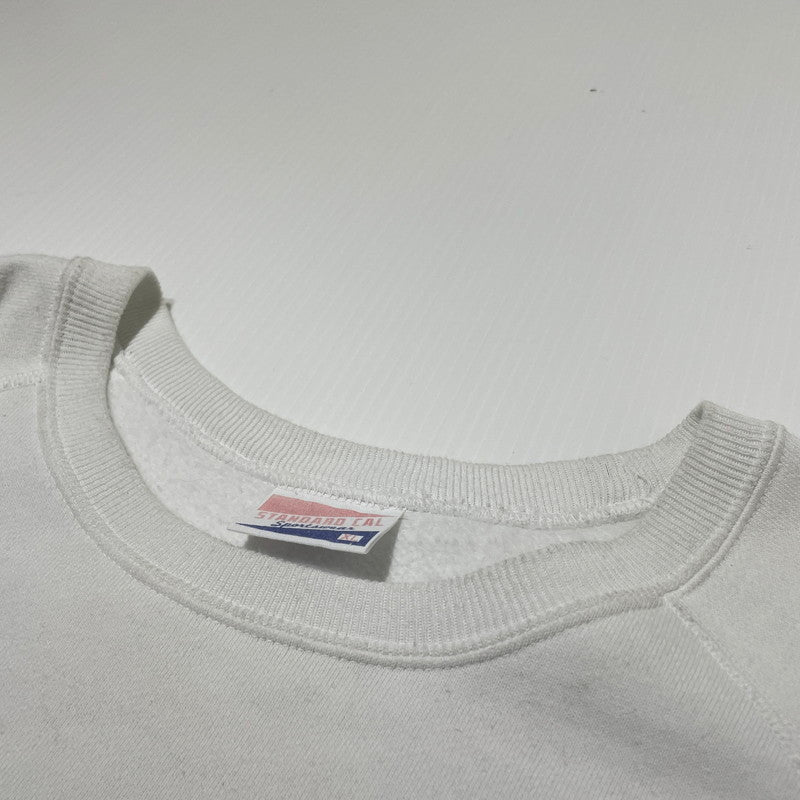 【現状渡し品】【メンズ】 STANDARD CALIFORNIA スタンダード カルフォルニア× SNOOPY スヌーピー 別注コラボ SD COZY MONDAY CREW SWEAT コーギー マンディー クルー スウェット 長袖 トップス トレーナー 140-260701-sa-18-tei サイズ：XL カラー：ホワイト 万代Net店