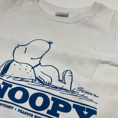 【現状渡し品】【メンズ】 STANDARD CALIFORNIA スタンダード カルフォルニア× SNOOPY スヌーピー 別注コラボ SD COZY MONDAY CREW SWEAT コーギー マンディー クルー スウェット 長袖 トップス トレーナー 140-260701-sa-18-tei サイズ：XL カラー：ホワイト 万代Net店