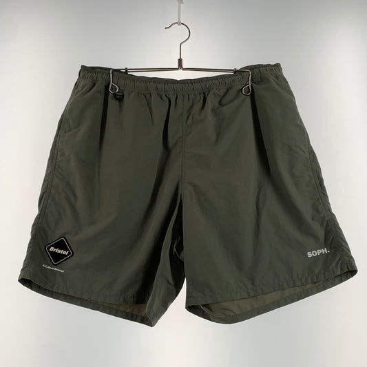 【中古品】【メンズ】 F.C.R.B. エフシーアールビー SUPPLEX NYLON EASY SHORTS FCRB-250025 サプレックスナイロン イージーショーツ ボトムス ハーフパンツ 153-260701-ko-08-tei サイズ：L カラー：カーキ 万代Net店