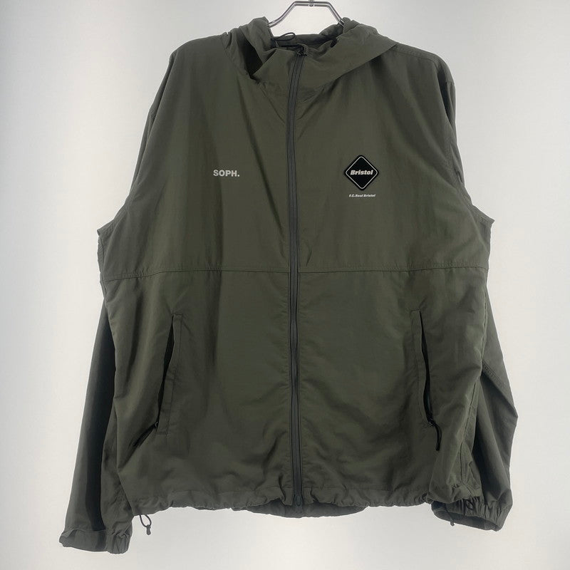 【中古品】【メンズ】 FCRB エフシーアールビー SUPPLEX NYLON HOODED BLOUSON FCRB-250023 サプレックス ナイロン フーデッド ブルゾン アウター 142-260701-sa-21-tei サイズ：XL カラー：カーキ 万代Net店