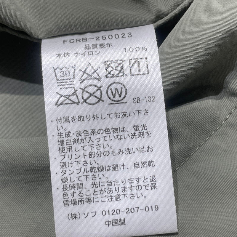 【中古品】【メンズ】 FCRB エフシーアールビー SUPPLEX NYLON HOODED BLOUSON FCRB-250023 サプレックス ナイロン フーデッド ブルゾン アウター 142-260701-sa-21-tei サイズ：XL カラー：カーキ 万代Net店