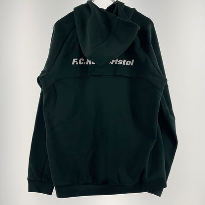 【中古品】【メンズ】 FCRB エフシーアールビー VENTILATION TRAINING HOODIE FCRB-250038 ベンチレーション トレーニング フーディ トップス ジップ パーカー 142-260701-sa-20-tei サイズ：L カラー：グリーン 万代Net店