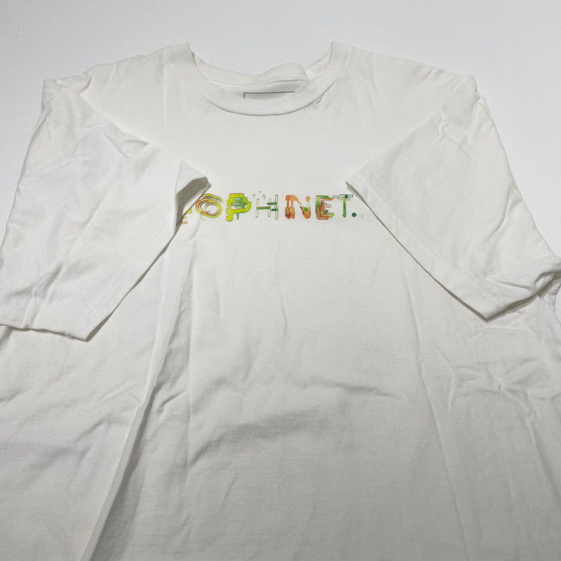 【現状渡し品】【メンズ】 SOPHNET. ソフネット SOPH-250072 SIMON TAYLOR: FLOWER TEE サイモン テイラー フラワー Ｔシャツ 半袖 トップス 140-260701-sa-22-tei サイズ：L カラー：ホワイト 万代Net店