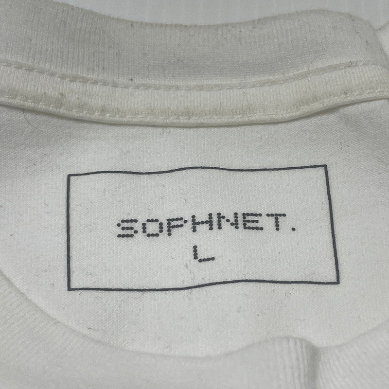 【現状渡し品】【メンズ】 SOPHNET. ソフネット SOPH-250072 SIMON TAYLOR: FLOWER TEE サイモン テイラー フラワー Ｔシャツ 半袖 トップス 140-260701-sa-22-tei サイズ：L カラー：ホワイト 万代Net店