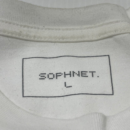 【現状渡し品】【メンズ】 SOPHNET. ソフネット SOPH-250072 SIMON TAYLOR: FLOWER TEE サイモン テイラー フラワー Ｔシャツ 半袖 トップス 140-260701-sa-22-tei サイズ：L カラー：ホワイト 万代Net店
