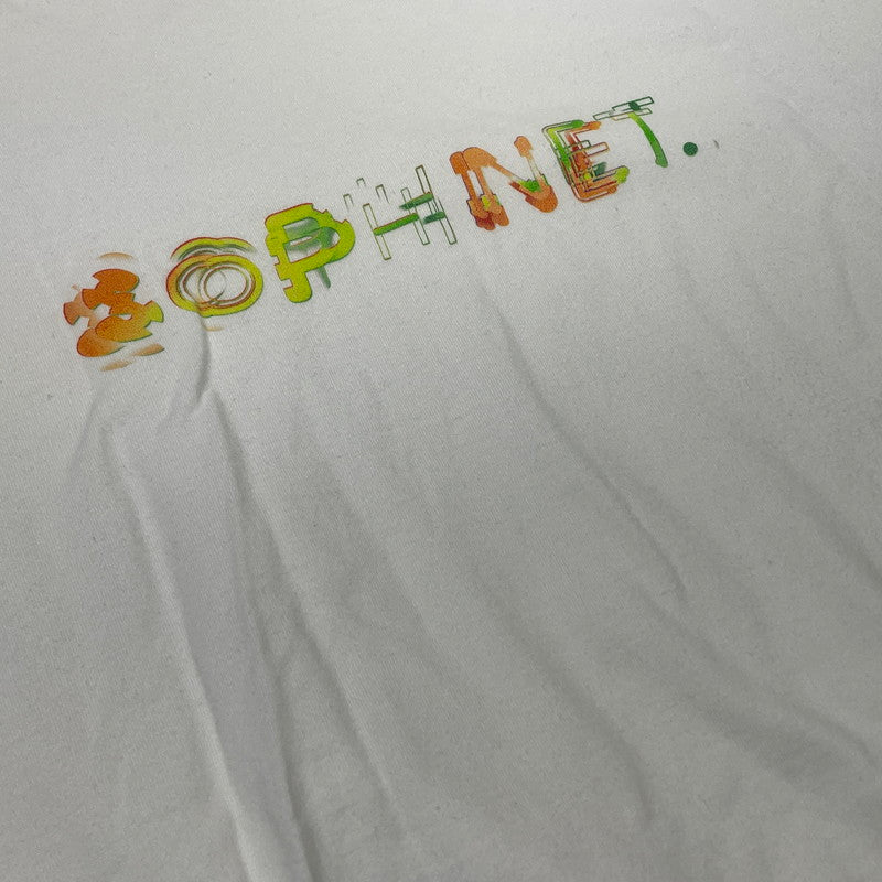 【現状渡し品】【メンズ】 SOPHNET. ソフネット SOPH-250072 SIMON TAYLOR: FLOWER TEE サイモン テイラー フラワー Ｔシャツ 半袖 トップス 140-260701-sa-22-tei サイズ：L カラー：ホワイト 万代Net店
