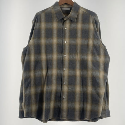【中古品】【メンズ】 UNIFORM EXPERIMENT ユニフォーム エクスぺリメント FADE SHIRT UE-252059 フェイド シャツ 長袖 トップス 142-260701-sa-14-tei サイズ：3 カラー：ブラウン 万代Net店