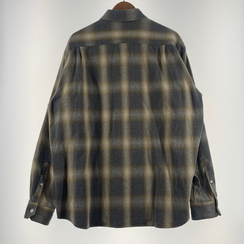 【中古品】【メンズ】 UNIFORM EXPERIMENT ユニフォーム エクスぺリメント FADE SHIRT UE-252059 フェイド シャツ 長袖 トップス 142-260701-sa-14-tei サイズ：3 カラー：ブラウン 万代Net店