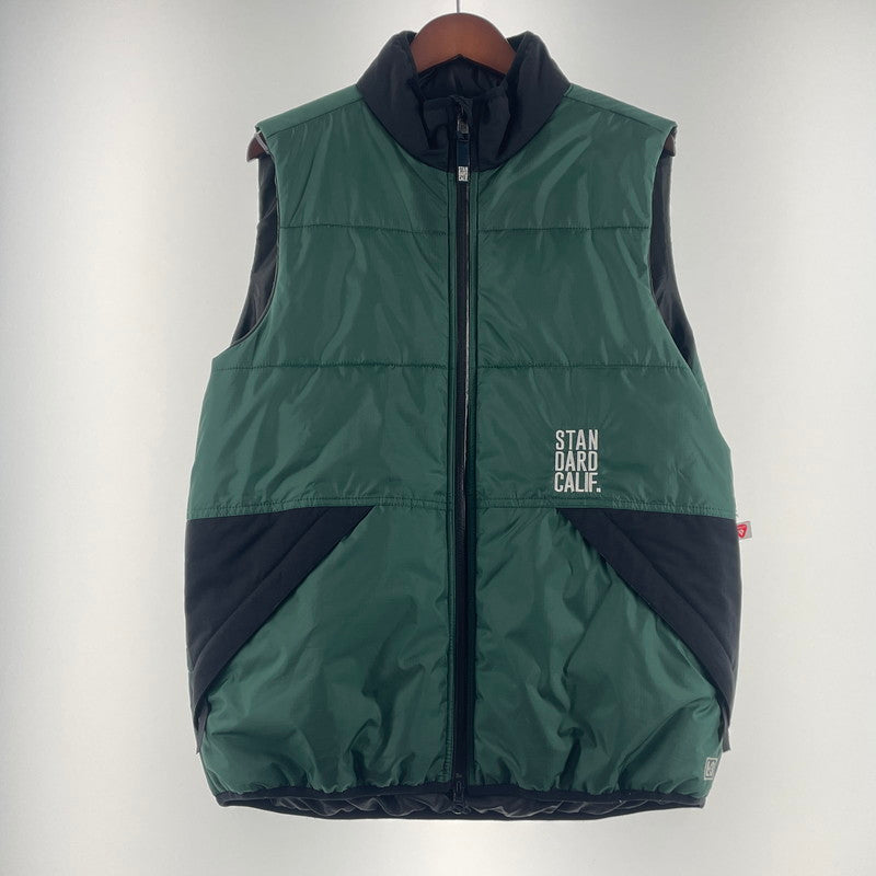 【中古品】【メンズ】 STANDARD CALIFORNIA スタンダード カルフォルニア SD PUFF VEST エスディー パフ ベスト アウター 140-260701-sa-17-tei サイズ：L カラー：グリーン 万代Net店