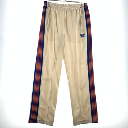 【中古品】【メンズ】 Needles ニードルス EX TRACK PANT NS1640 エクストラ トラックパンツ ボトムス ジャージ パピヨン刺繍 151-260701-ko-19-tei サイズ：S カラー：アイボリー系 万代Net店