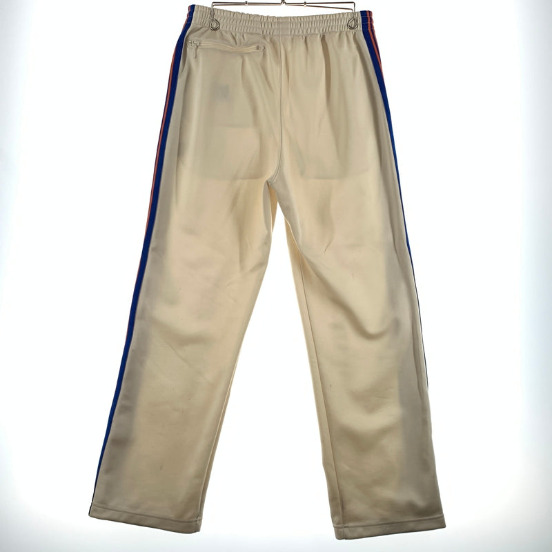 【中古品】【メンズ】 Needles ニードルス EX TRACK PANT NS1640 エクストラ トラックパンツ ボトムス ジャージ パピヨン刺繍 151-260701-ko-19-tei サイズ：S カラー：アイボリー系 万代Net店