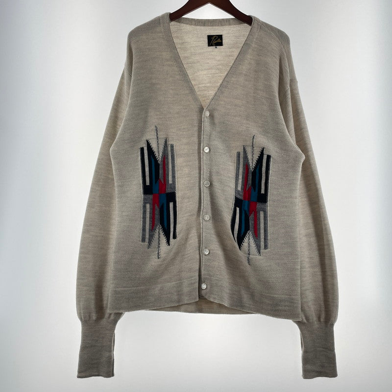 【中古品】【メンズ】 NEEDLES ニードルス CARDIGAN OT1631 カーディガン トップス 140-260701-sa-01-tei サイズ：M カラー：グレー 万代Net店