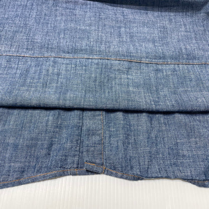 【中古品】【メンズ】 NEEDLES ニードルス OT211 WORK SHIRT COTTON CHAMBRAY ワーク シャツ コットン シャンプブレー 長袖 トップス 140-260701-sa-02-tei サイズ：M カラー：インディゴ 万代Net店