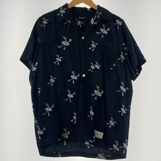 【中古品】【メンズ】 MINEDENIM マインデニム × WACKO MARIA ワコ マリア 別注コラボ HAWAIIAN SHIRT ハワイアン シャツ 半袖 トップス 140-260701-sa-03-tei サイズ：2 カラー：総柄 万代Net店
