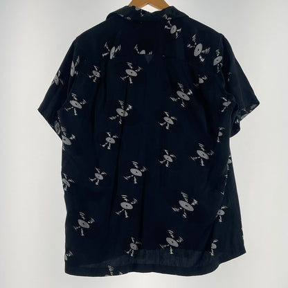 【中古品】【メンズ】 MINEDENIM マインデニム × WACKO MARIA ワコ マリア 別注コラボ HAWAIIAN SHIRT ハワイアン シャツ 半袖 トップス 140-260701-sa-03-tei サイズ：2 カラー：総柄 万代Net店