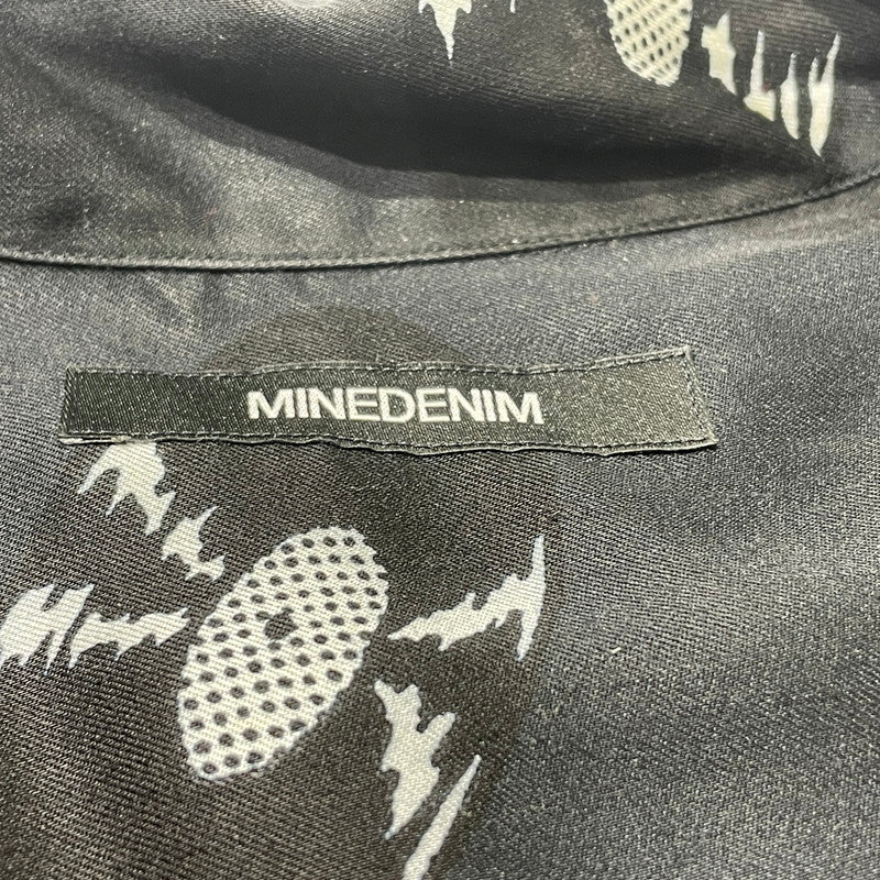 【中古品】【メンズ】 MINEDENIM マインデニム × WACKO MARIA ワコ マリア 別注コラボ HAWAIIAN SHIRT ハワイアン シャツ 半袖 トップス 140-260701-sa-03-tei サイズ：2 カラー：総柄 万代Net店
