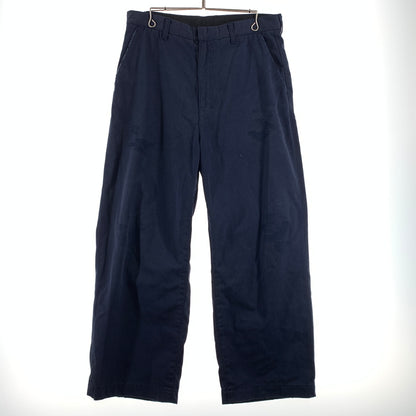 【中古品】【メンズ】 ANCELLM アンセルム × WISM ウィズム 別注 コラボ WIDE CHINO PANTS ACW-07 ワイド チノパンツ ボトムス フェード加工 151-260701-ko-13-tei サイズ：2 カラー：ネイビー 万代Net店