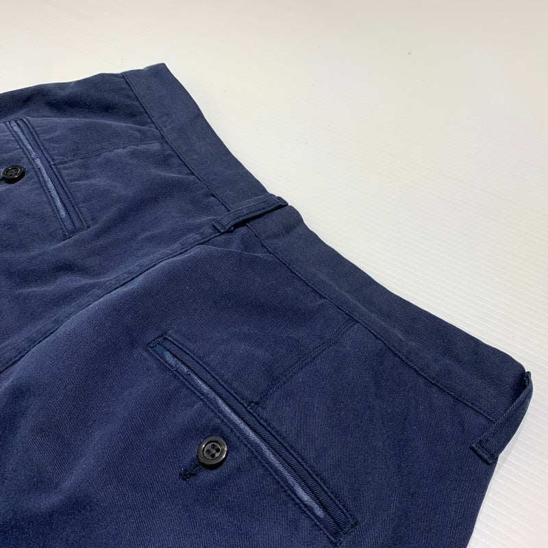 【中古品】【メンズ】 ANCELLM アンセルム × WISM ウィズム 別注 コラボ WIDE CHINO PANTS ACW-07 ワイド チノパンツ ボトムス フェード加工 151-260701-ko-13-tei サイズ：2 カラー：ネイビー 万代Net店