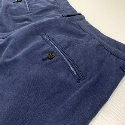 【中古品】【メンズ】 ANCELLM アンセルム × WISM ウィズム 別注 コラボ WIDE CHINO PANTS ACW-07 ワイド チノパンツ ボトムス フェード加工 151-260701-ko-13-tei サイズ：2 カラー：ネイビー 万代Net店