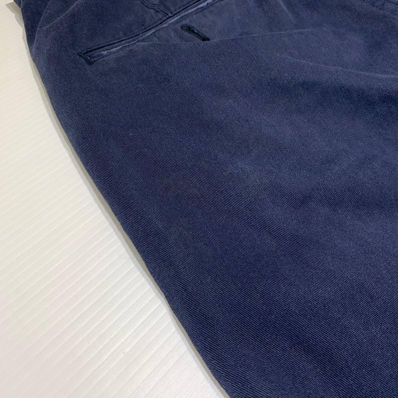 【中古品】【メンズ】 ANCELLM アンセルム × WISM ウィズム 別注 コラボ WIDE CHINO PANTS ACW-07 ワイド チノパンツ ボトムス フェード加工 151-260701-ko-13-tei サイズ：2 カラー：ネイビー 万代Net店