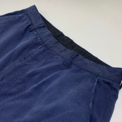 【中古品】【メンズ】 ANCELLM アンセルム × WISM ウィズム 別注 コラボ WIDE CHINO PANTS ACW-07 ワイド チノパンツ ボトムス フェード加工 151-260701-ko-13-tei サイズ：2 カラー：ネイビー 万代Net店