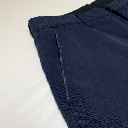 【中古品】【メンズ】 ANCELLM アンセルム × WISM ウィズム 別注 コラボ WIDE CHINO PANTS ACW-07 ワイド チノパンツ ボトムス フェード加工 151-260701-ko-13-tei サイズ：2 カラー：ネイビー 万代Net店