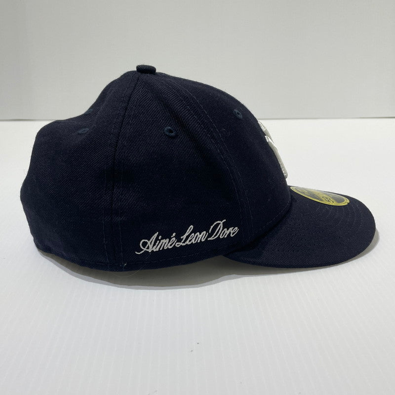 【現状渡し品】【メンズ】 NEW ERA ニューエラ × AIME LEON DORE エメ レオン ドレ 別注コラボ CAP キャップ 帽子 185-260701-sa-26-tei サイズ：60.6 カラー：ブラック 万代Net店