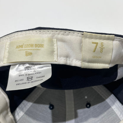 【現状渡し品】【メンズ】 NEW ERA ニューエラ × AIME LEON DORE エメ レオン ドレ 別注コラボ CAP キャップ 帽子 185-260701-sa-26-tei サイズ：60.6 カラー：ブラック 万代Net店